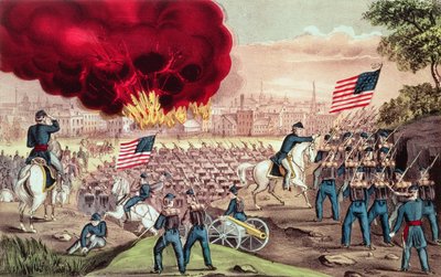 The Capture of Atlanta by the Union Army, 2nd September, 1864 by N. and Ives, J.M. Currier